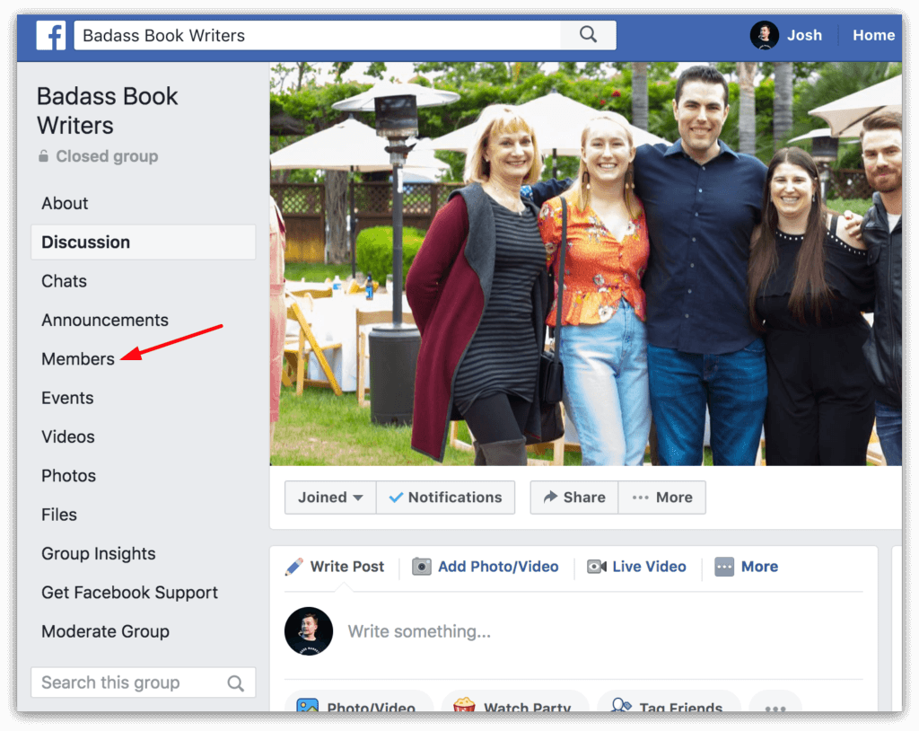 Admin Facebook Group