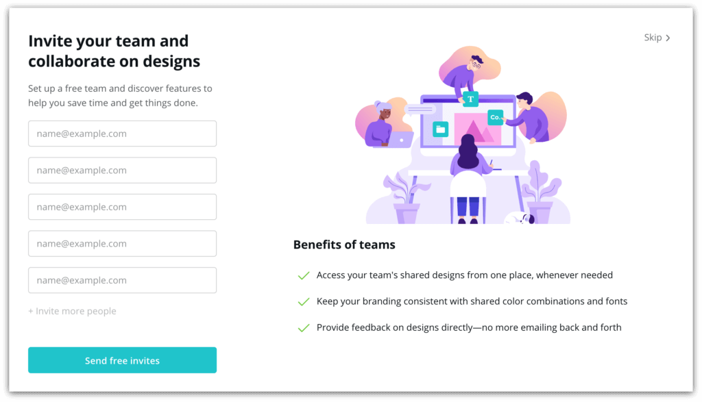 if you selected the large company pers!   ona you ll be prompted to share your designs with your team before you see the templates - fb and instagram get redesigns for readability tecriter