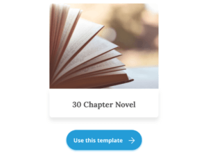 template for writing a novel on word