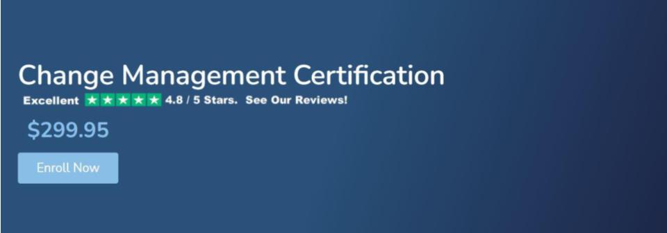 Change Management Specialist Certification by MSI 
