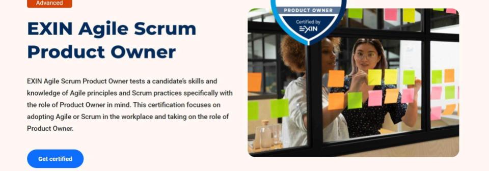 EXIN Agile Scrum Product Owner