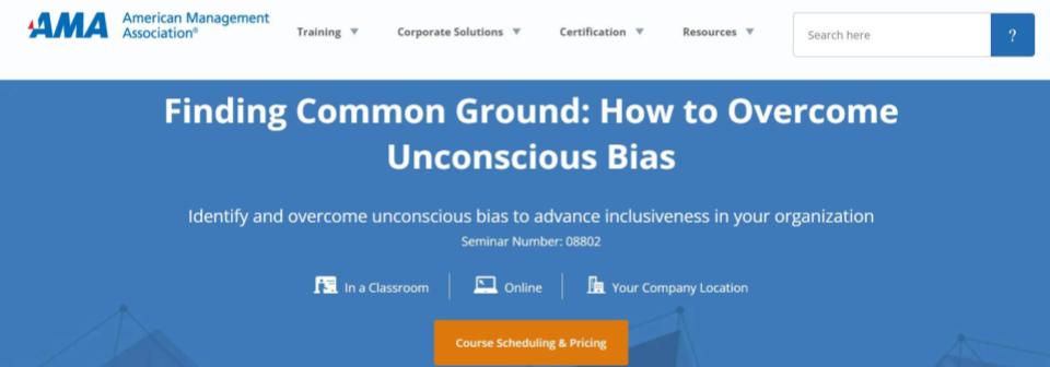 Identify and Overcome Unconscious Bias by AMA