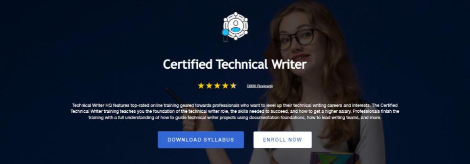 Technical Writer Course by Technical Writer HQ