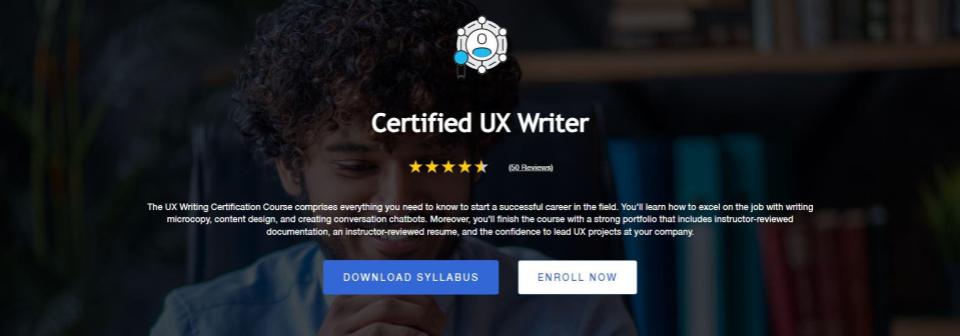 UX Writing Certification Course by Technical Writer HQ