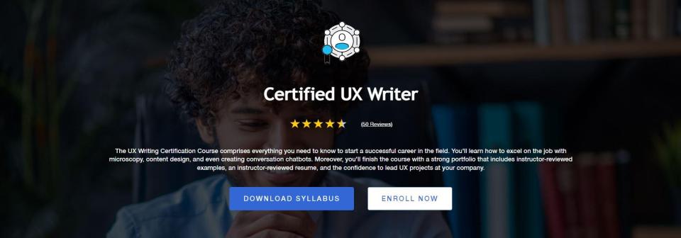 Certified UX Writer Course