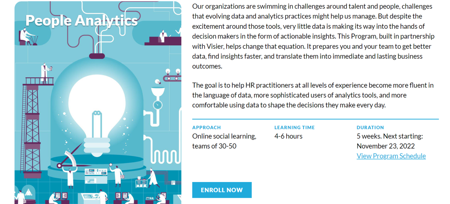 Best People Analytics Certification Course: Reviews and Pricing